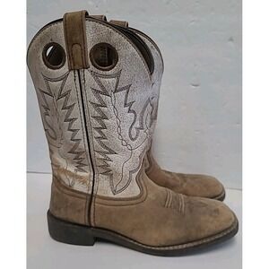 Smoky Mountain Boots Drifter Series  Youth Western Boot Square Toe Size 4R
